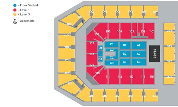 Co-op Live — Seating plan